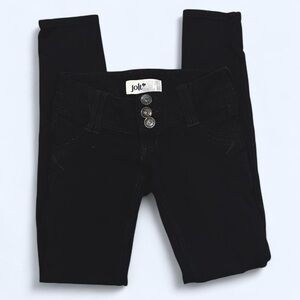 Jolt Size 5 Sold Black Soft Casual Skinny Pants Stretch Pockets Assuming